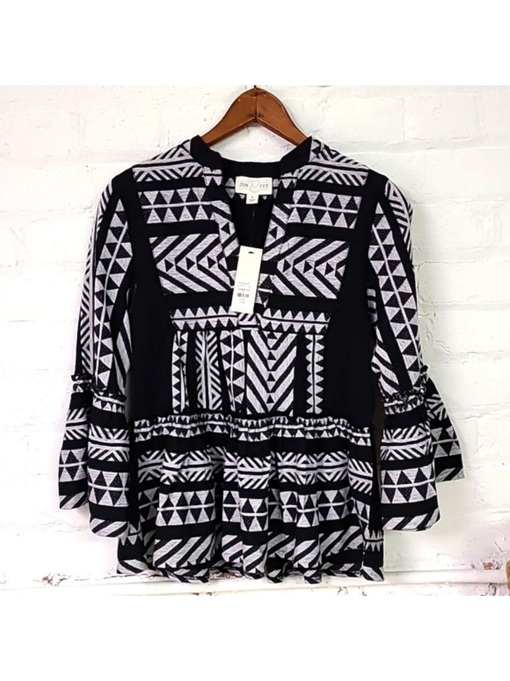 JUN and IVY Tunic Cotton Size Small NWT
